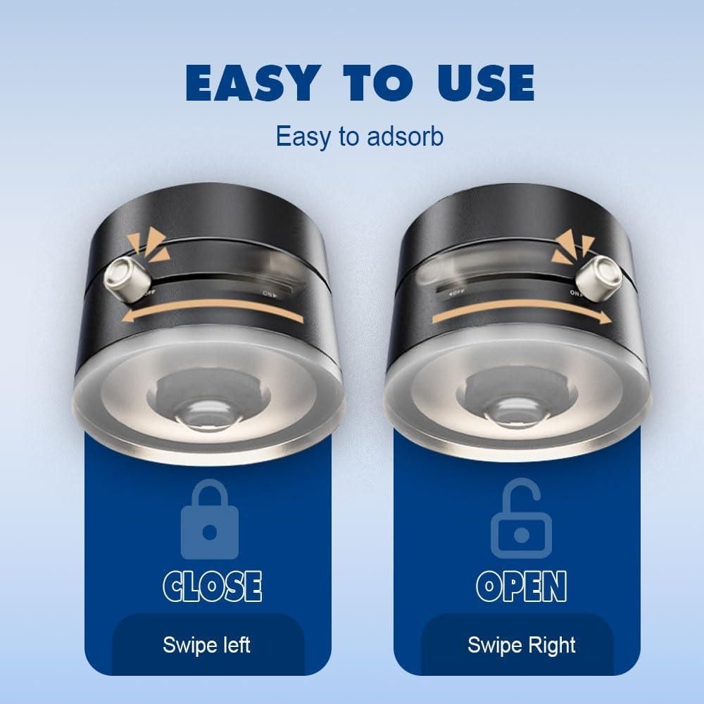 360° Rotating Magnetic Phone Holder | Foldable Suction Car Mount Stand