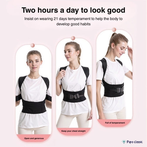 Adjustable Back Posture Corrector Belt for Men & Women – Pain Relief Support