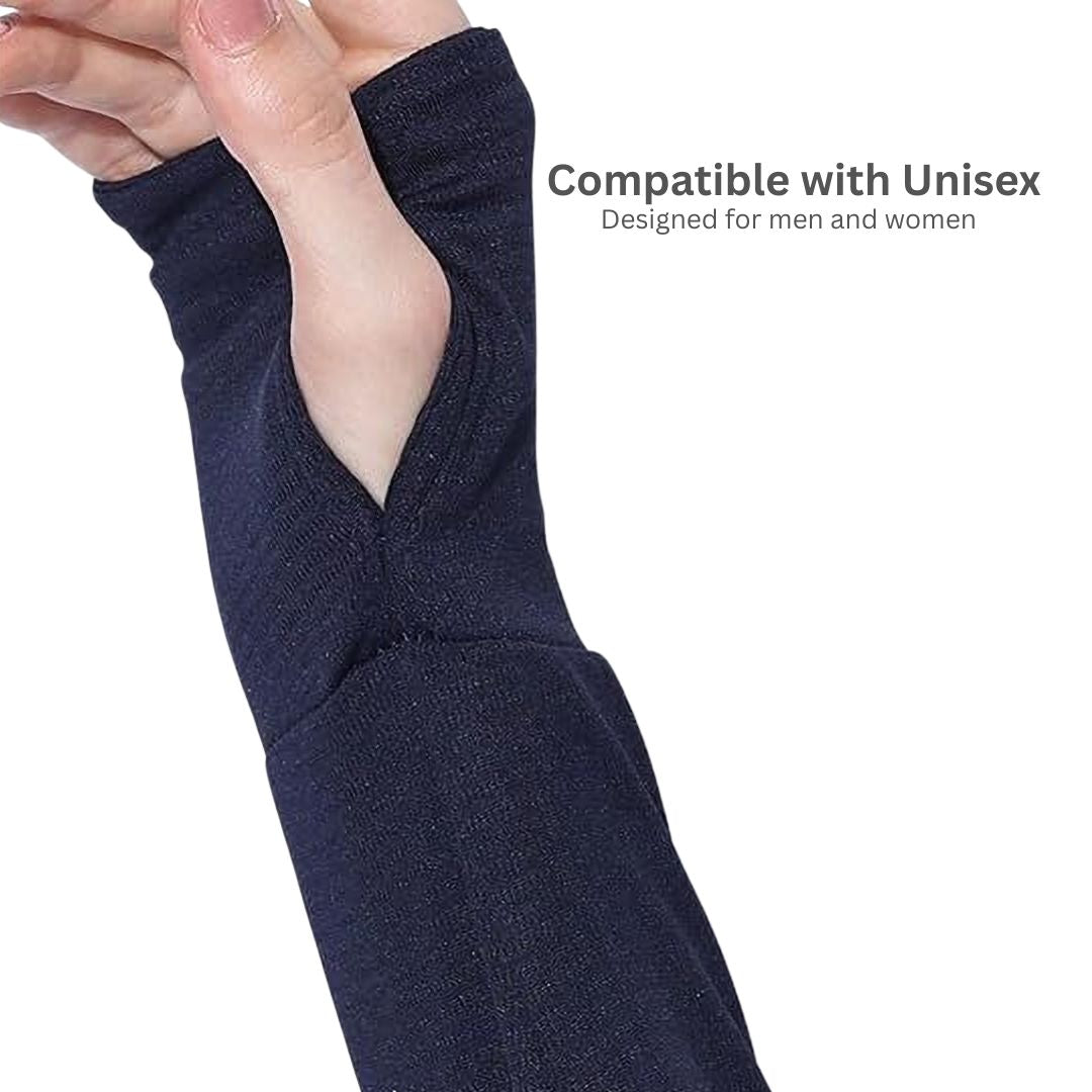 Unisex Blue UV Protection Sunscreen Jacket – Lightweight, Slim Fit, Polyester