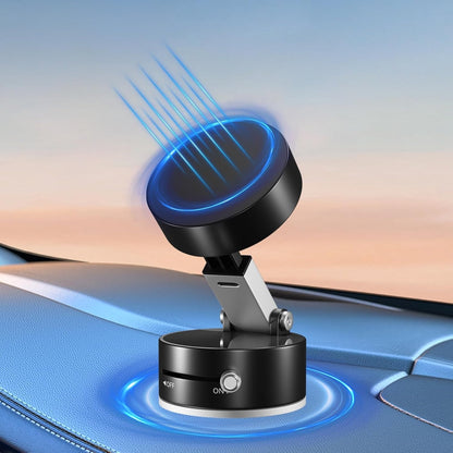 360° Rotating Magnetic Phone Holder | Foldable Suction Car Mount Stand