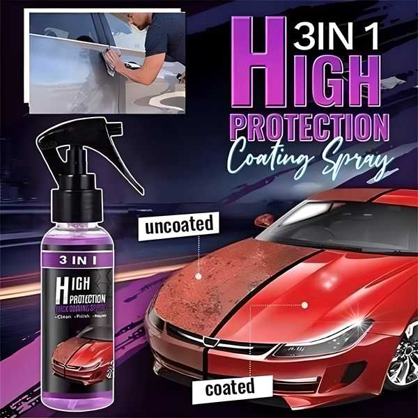 3-in-1 High Protection Coating Spray (Pack of 2)