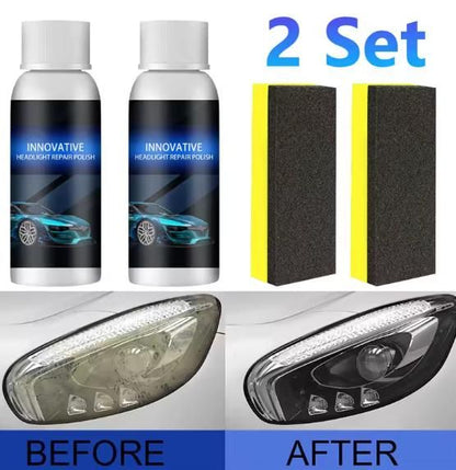 INNOVATIVE Car Headlight Repair Fluid | Scratch Remover (Pack of 2)