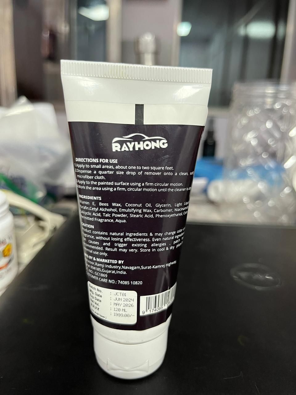 Car Scratch Removal Wax – 120ml (Pack of 1)