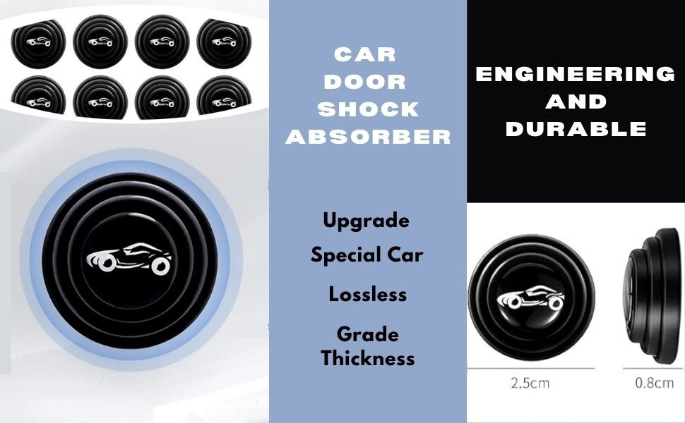 Shock Absorber Car Bumper Protectors – Pack of 8