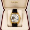 Cartier Automatic Round Men's Premium Leather Watch